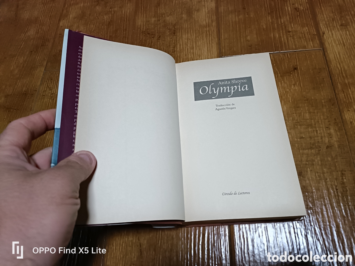 Libros: Libro Olympia -Anita Shreve- Editorial C&iacute;rculo de Lectores - Foto 4