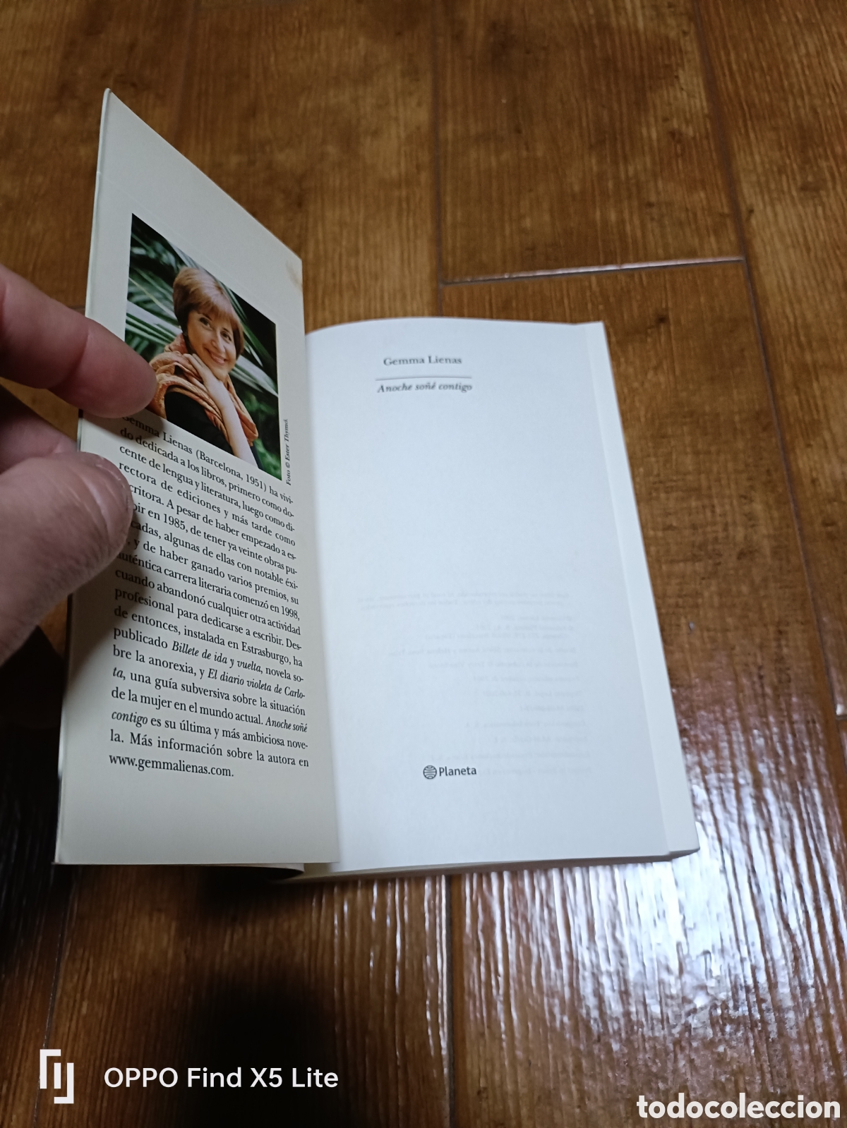 Libros: Libro Anoche so&ntilde;&eacute; contigo -Gemma Lienas- Editorial Planeta - Foto 4