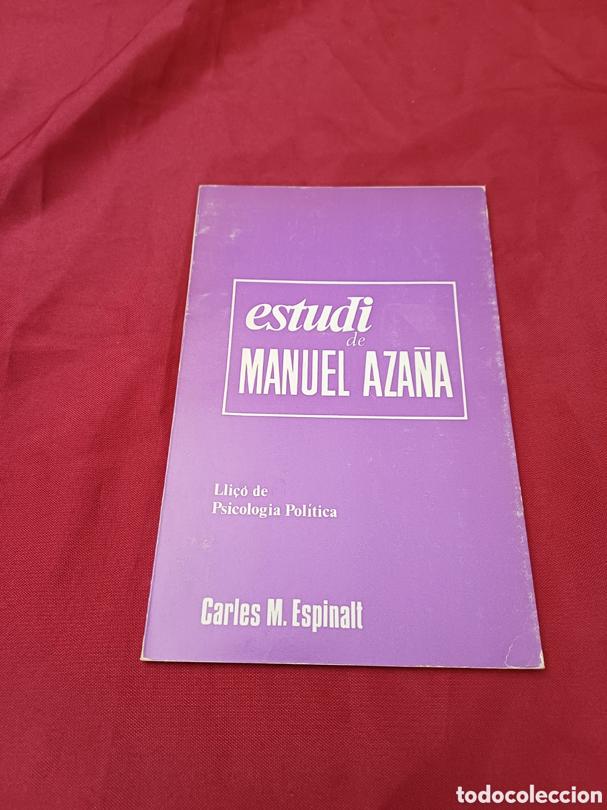 Libros: LIBRO, LIBRETO, ESTUDI DE MANUEL AZA&Ntilde;A, EN CATAL&Aacute;N, 1971 - Foto 1