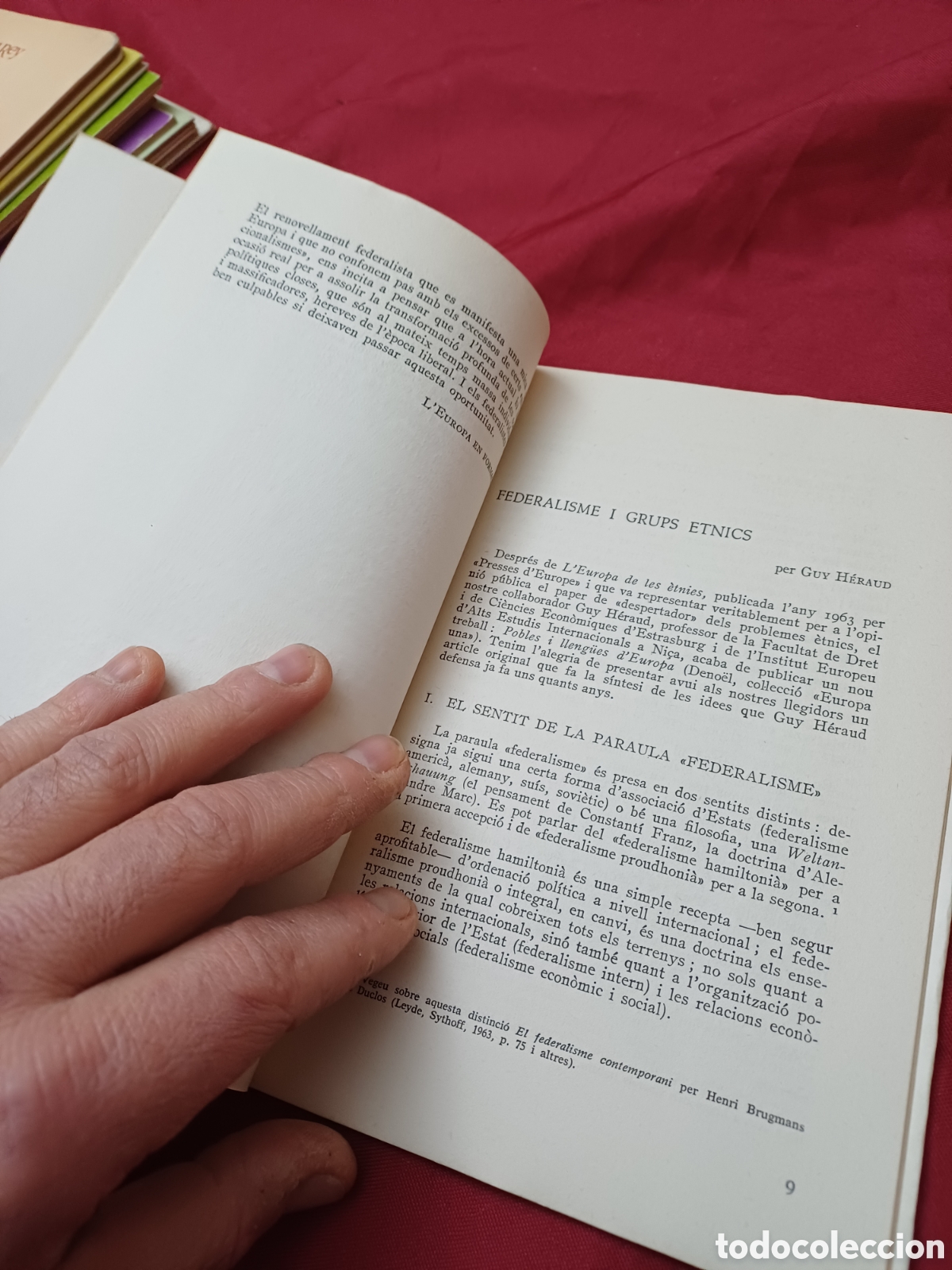Libros: LIBRO, LIBRETO, LEUROPA EN FORMACI&Oacute;, EN CATAL&Aacute;N, 1969 - Foto 4