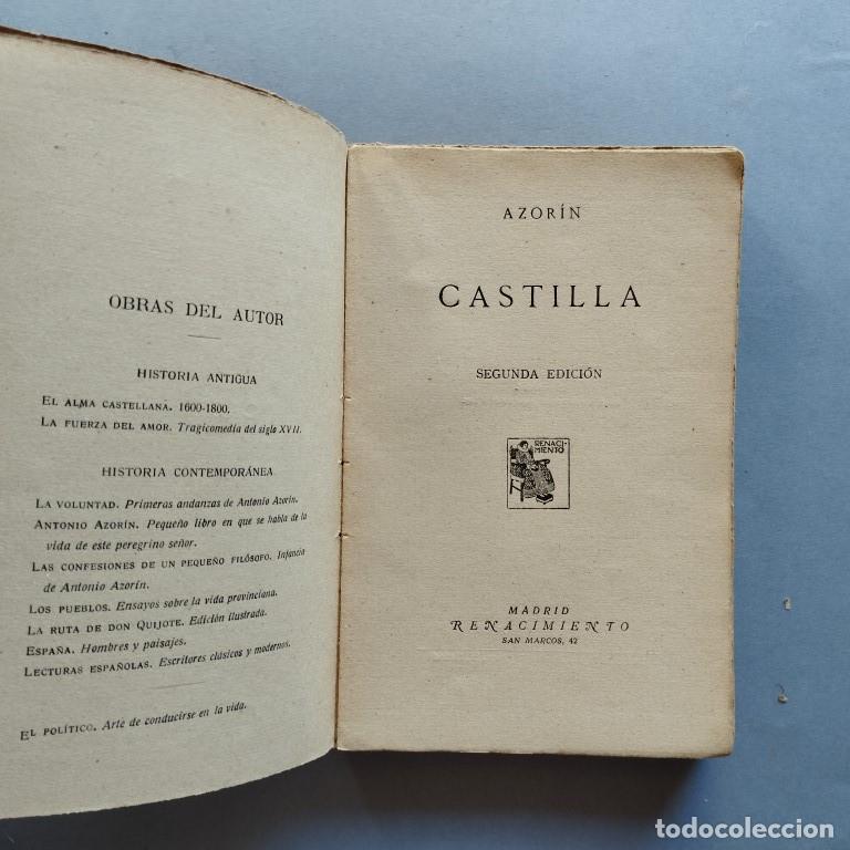 Libros: Castilla. - Azor&iacute;n. [Jos&eacute; Mart&iacute;nez Ruiz]. - Foto 2