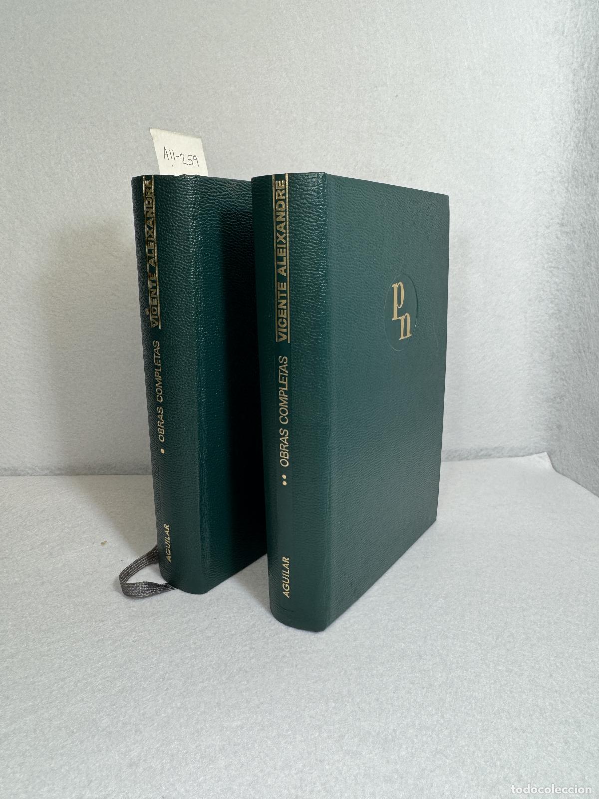 Libros: ALEIXANDRE, Vicente: - Obras Completas (Tomos 1 y 2). - Foto 1