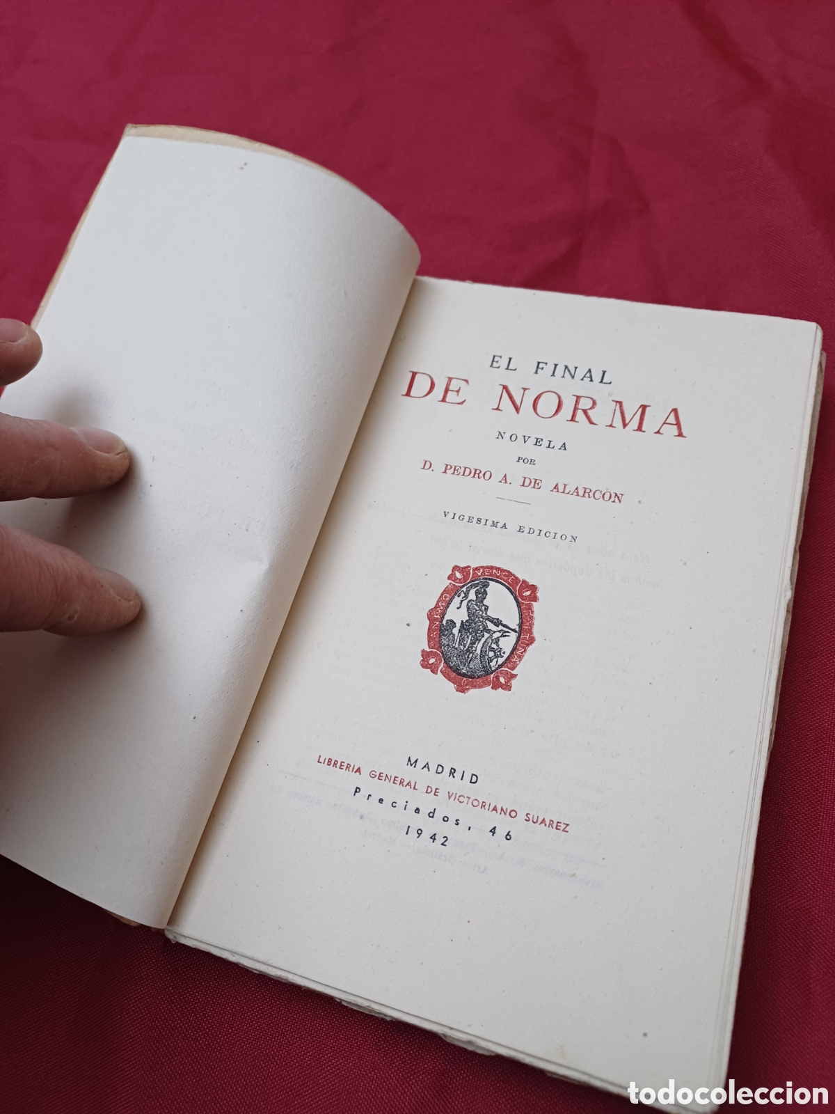 Libros: ANTIGUO LIBRO, EL FINAL DE NORMA, 1942 - Foto 5