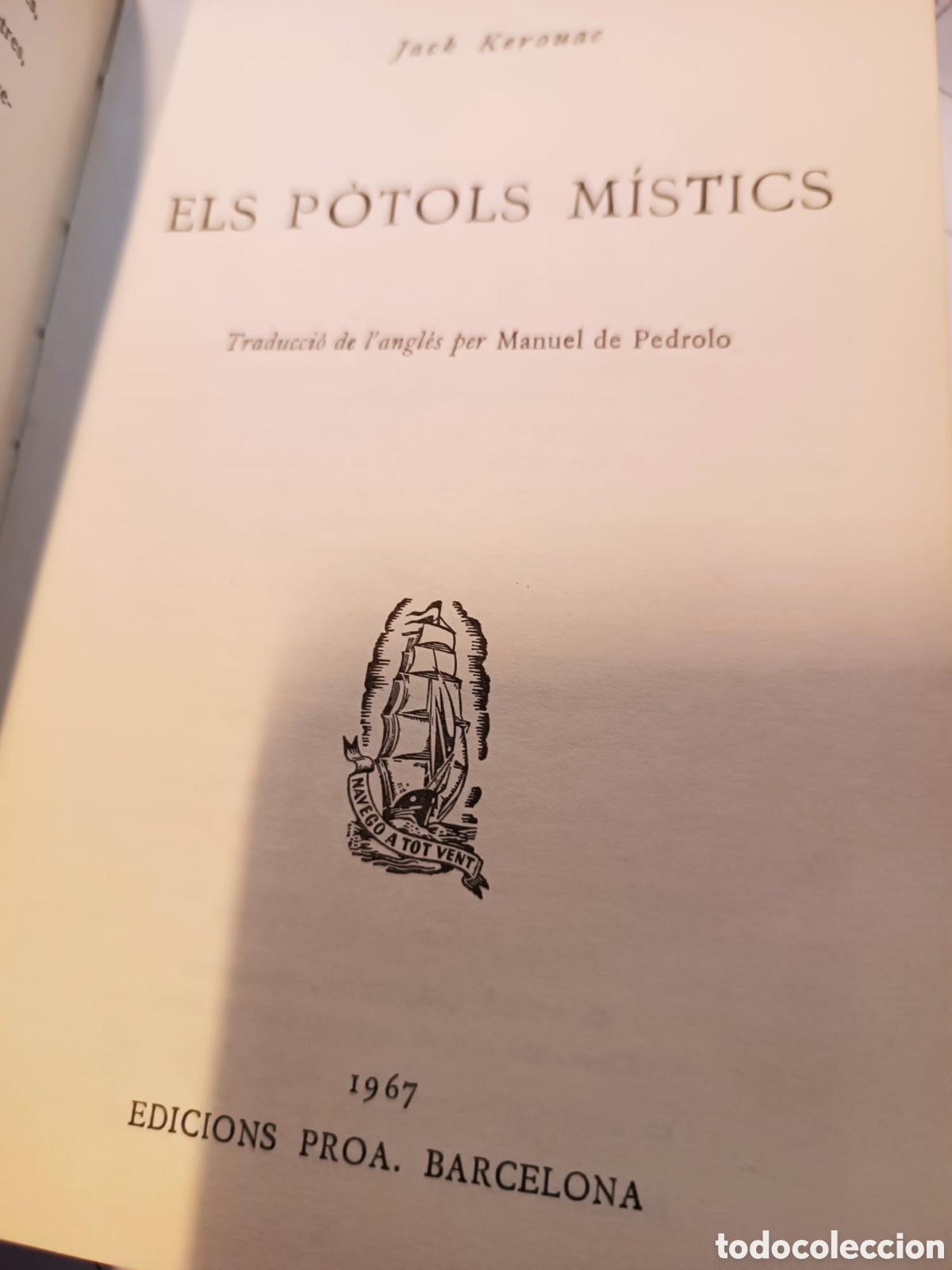 Libros: Els P&ograve;tols M&iacute;stics, Jack Kerouac - Foto 2