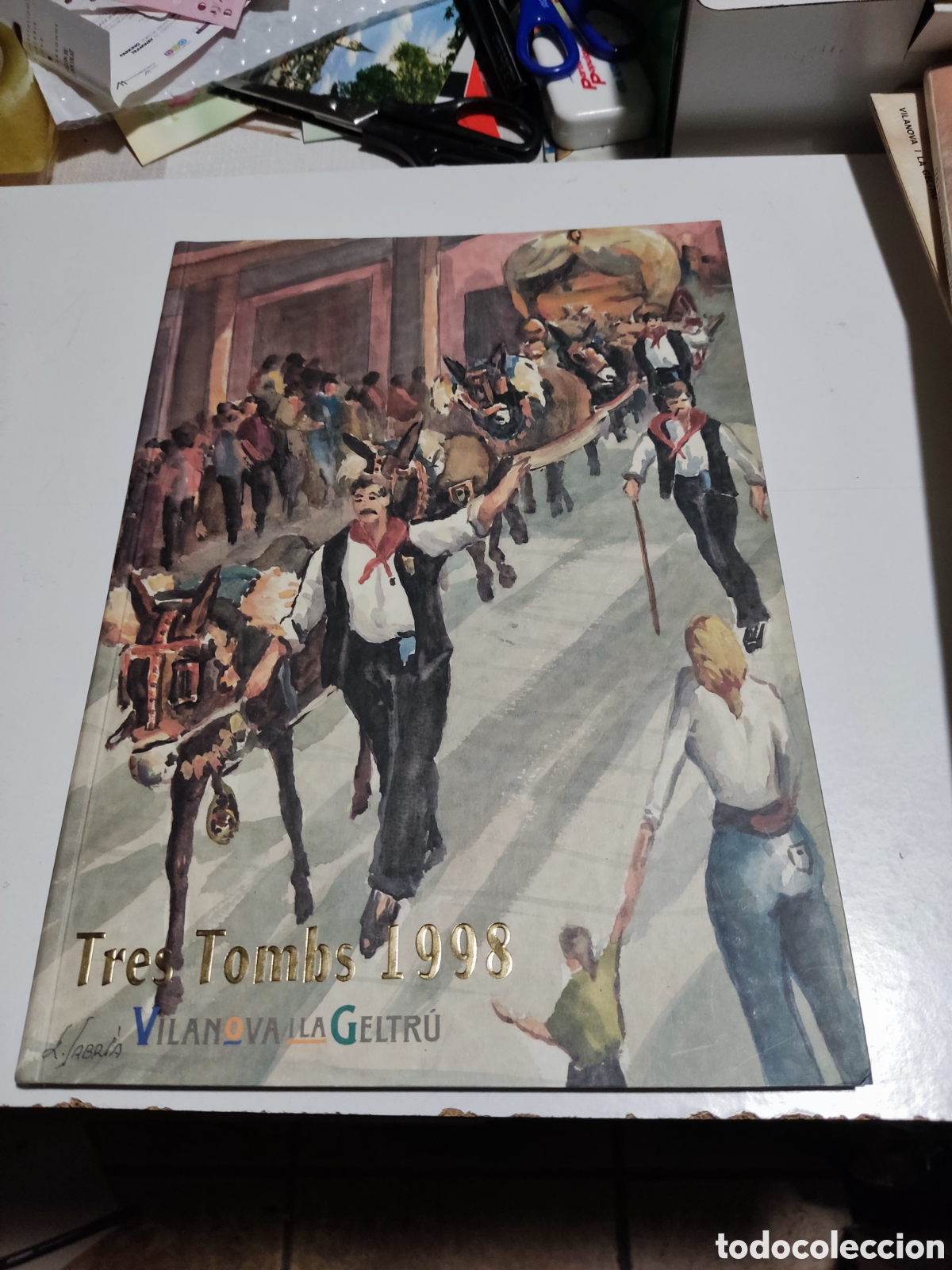 Libros: Libro Tres Tombs 1998 Vilanova i la Geltr&uacute; - Foto 1