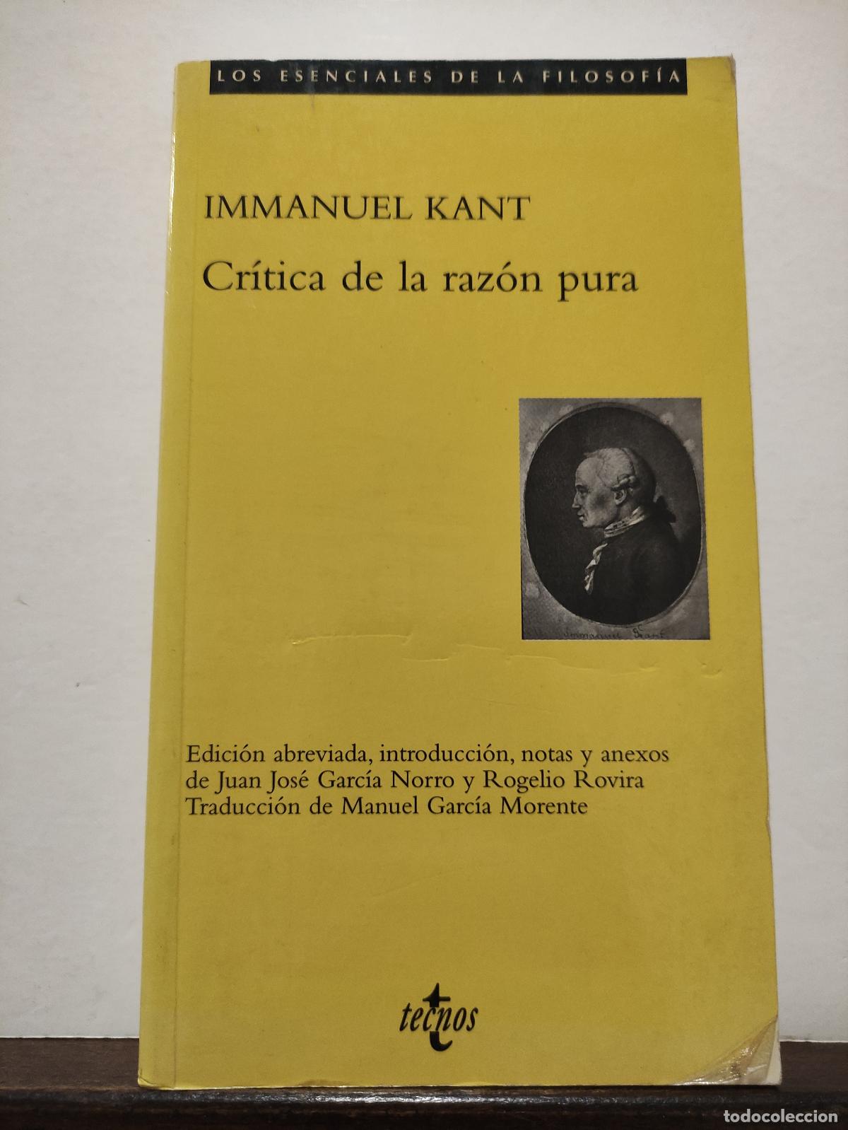 Libros: CRITICA DE LA RAZON PURA - IMMANUEL KANT - Foto 1
