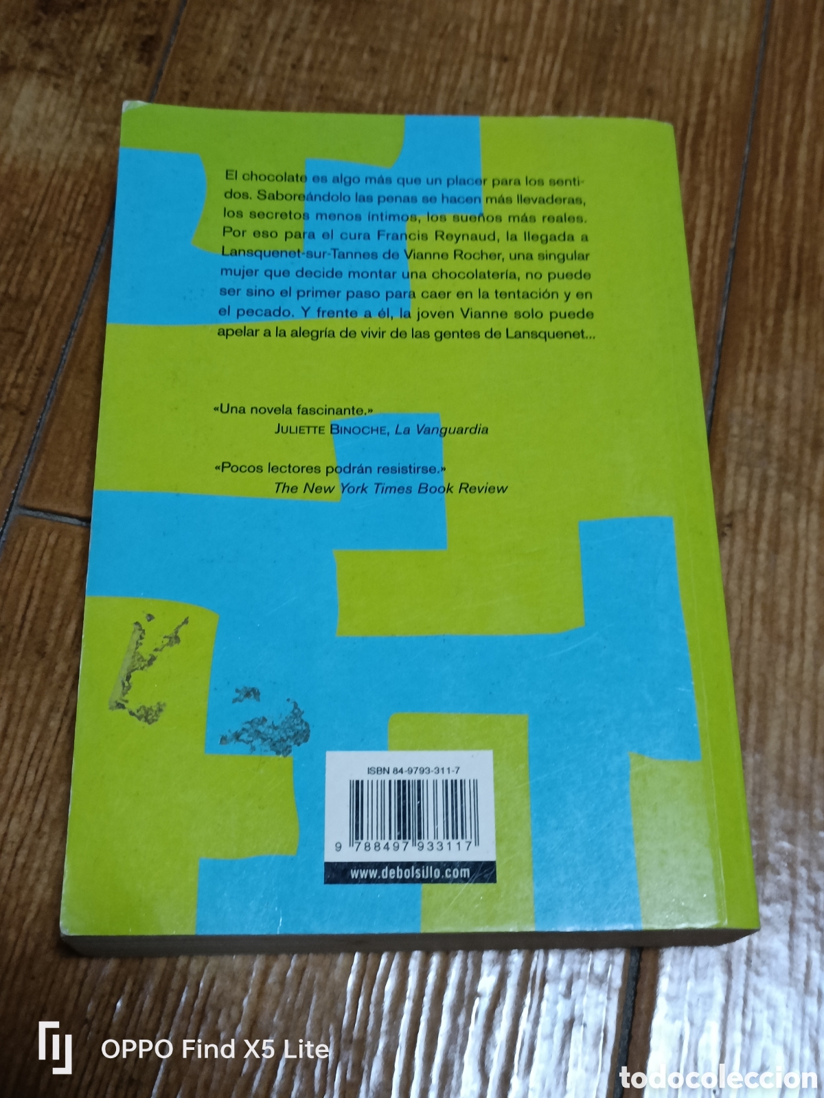 Libros: Libro Chocolat -Joanne Harris- Editorial DeBolsillo - Foto 2