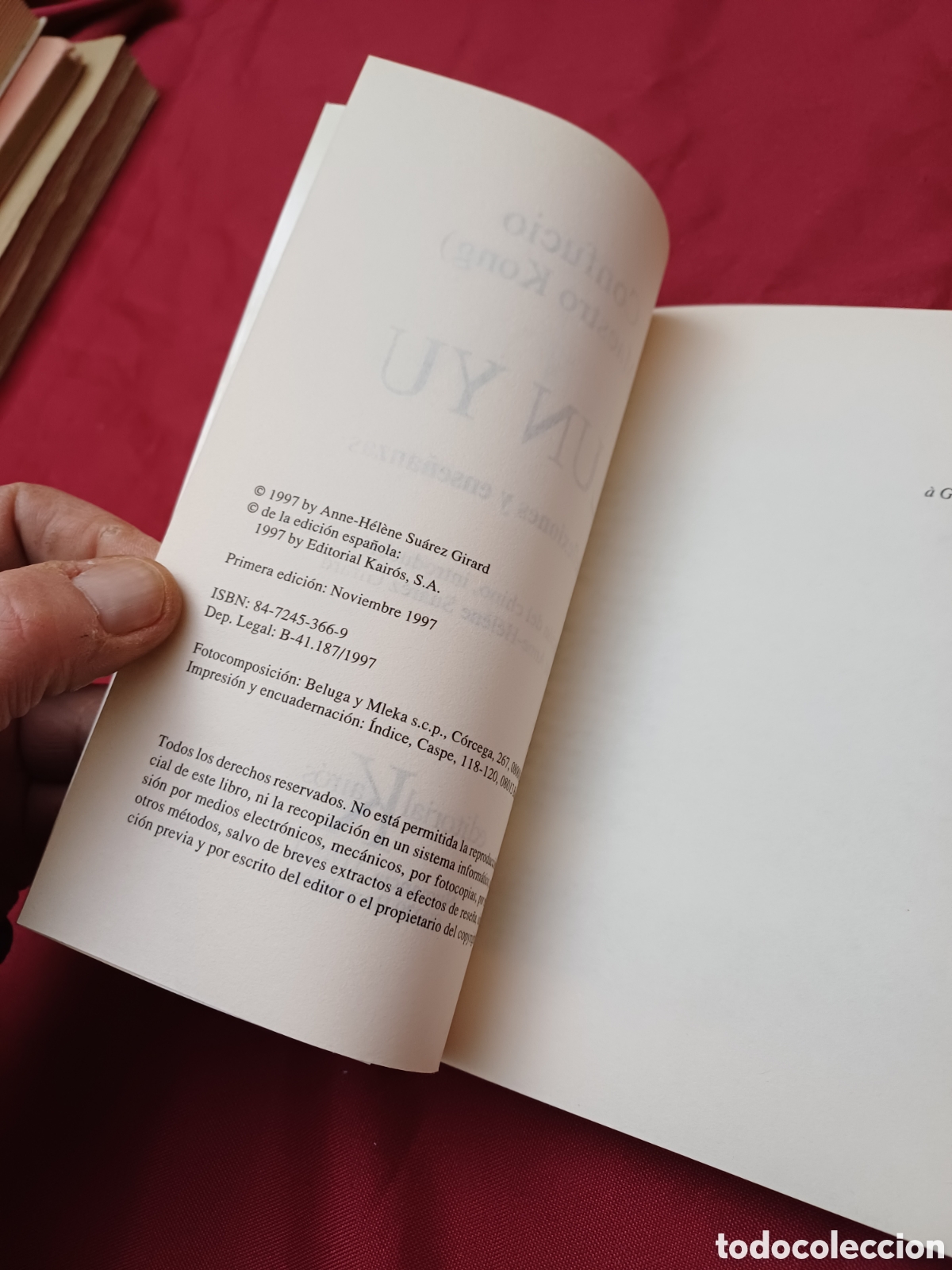 Libros: LIBRO, LUN YU, CONFUCIO, MAESTRO KONG, 1997 - Foto 5