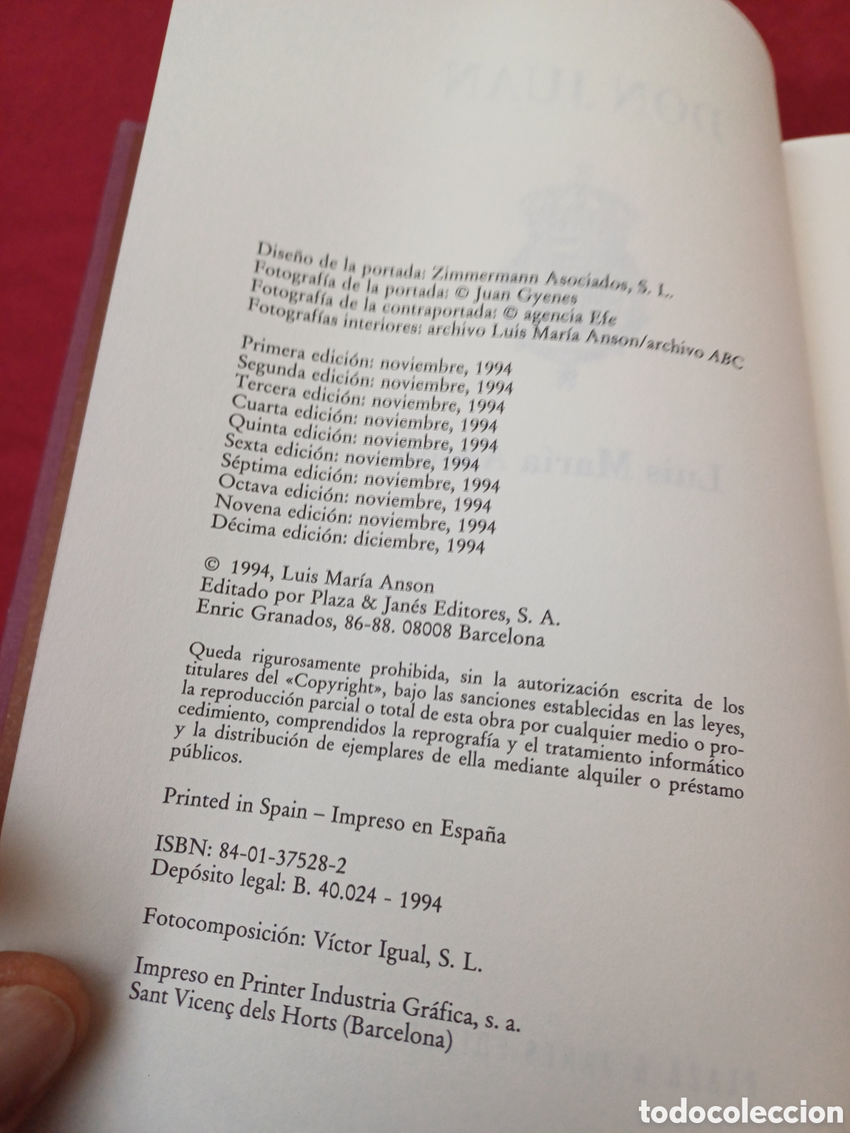 Libros: LIBRO, DON JUAN, LUIS MARIA ANSON - Foto 9