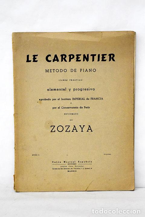 Libros: Le Carpentier: metodo de piano - Foto 1