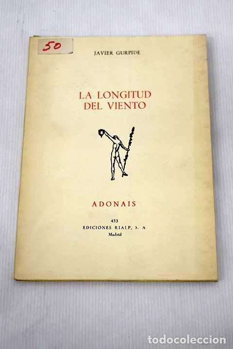 Libros: La longitud del viento.- G&uacute;rpide, Javier - Foto 1
