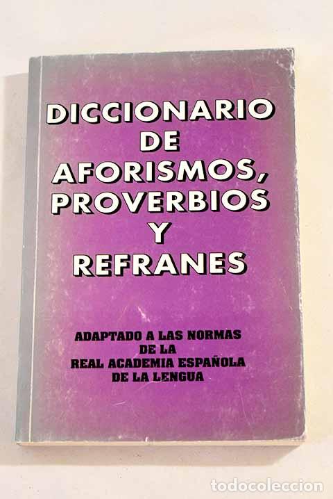 Libros: Diccionario manual de aforismos, proverbios y refranes - Foto 1