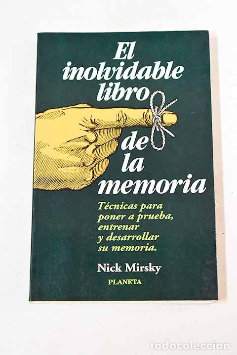 Libros: El inolvidable libro de la memoria.- Mirsky, Nick - Foto 1