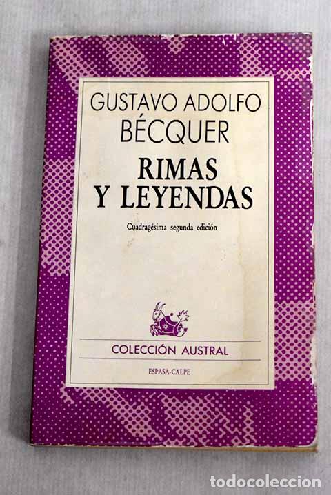 Libros: Rimas y Leyendas: B&eacute;cquer, Gustavo Adolfo.- B&eacute;cquer, Gustavo Adolfo - Foto 1