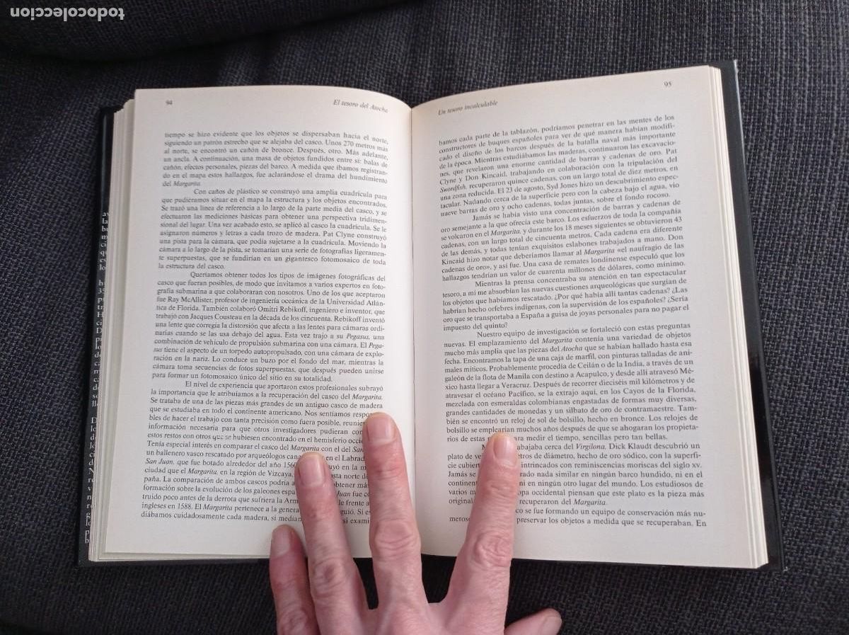Libros: Libro El tesoro del Atocha. R. Duncan Mathewson III. C&iacute;rculo de lectores 1988. - Foto 13