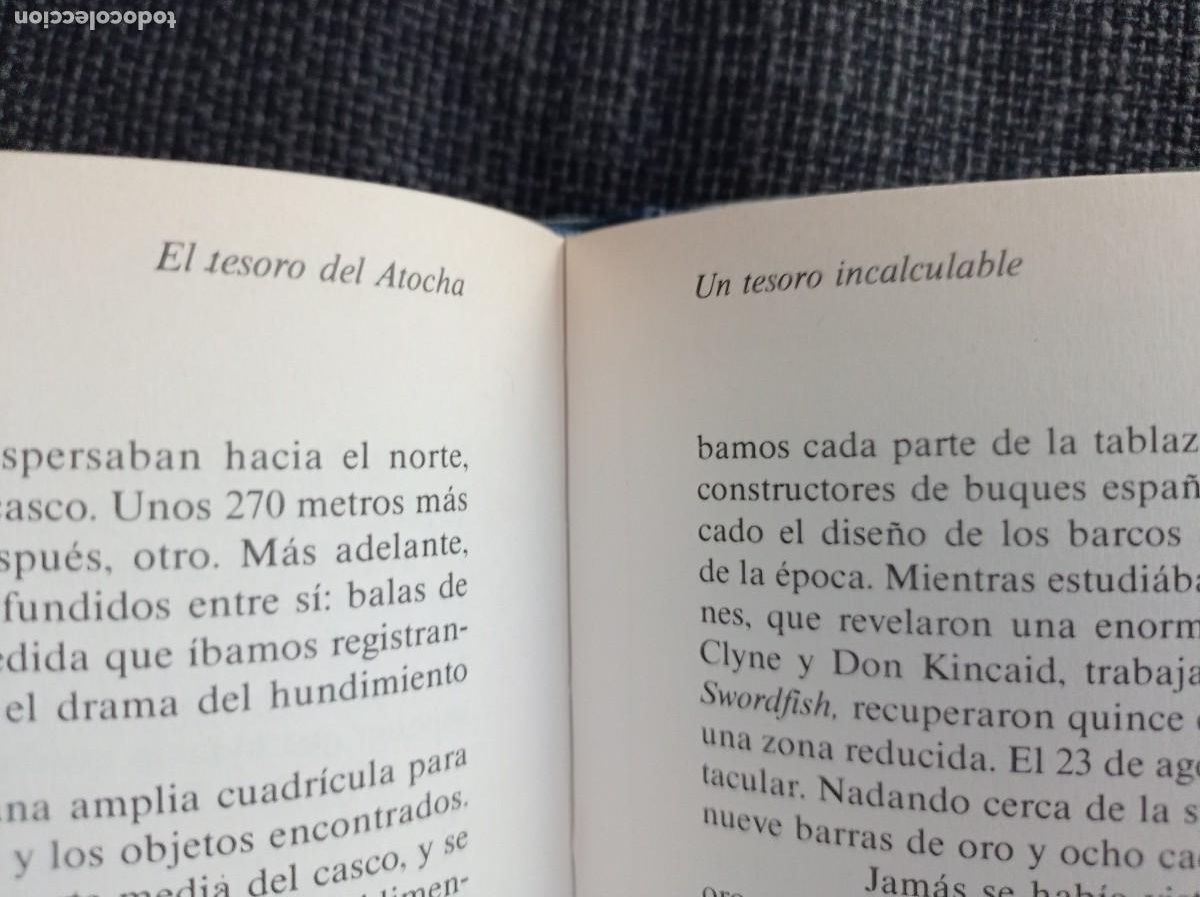 Libros: Libro El tesoro del Atocha. R. Duncan Mathewson III. C&iacute;rculo de lectores 1988. - Foto 14