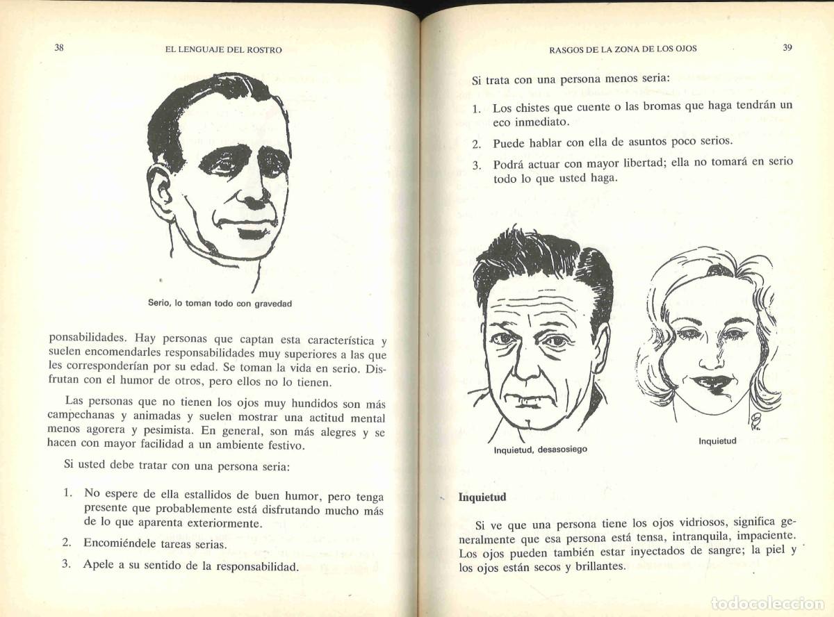 Libros: El lenguaje del rostro. R. Whiteside. 1990 - Foto 3