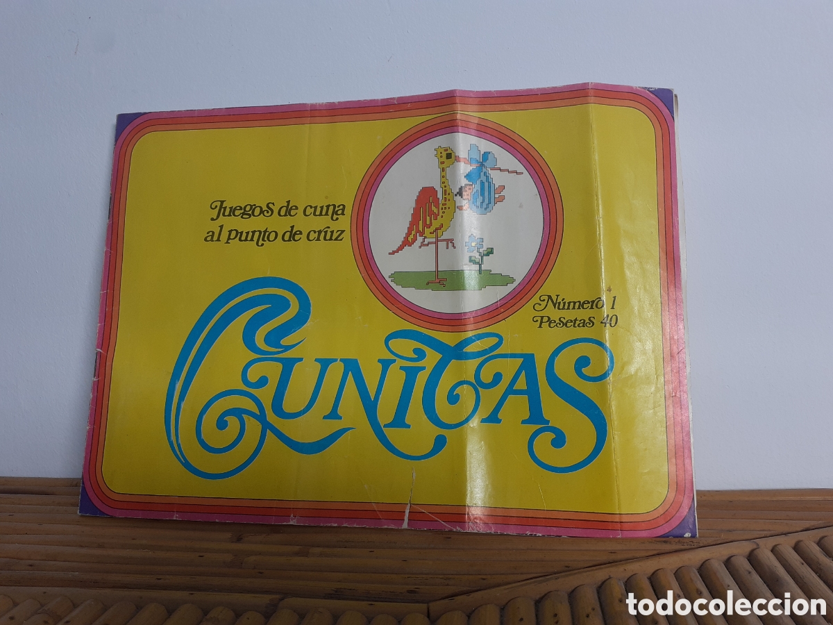 Libros: CUNITAS - JUEGOS DE CUNA AL PUNTO DE CRUZ - NUMERO 1 1978