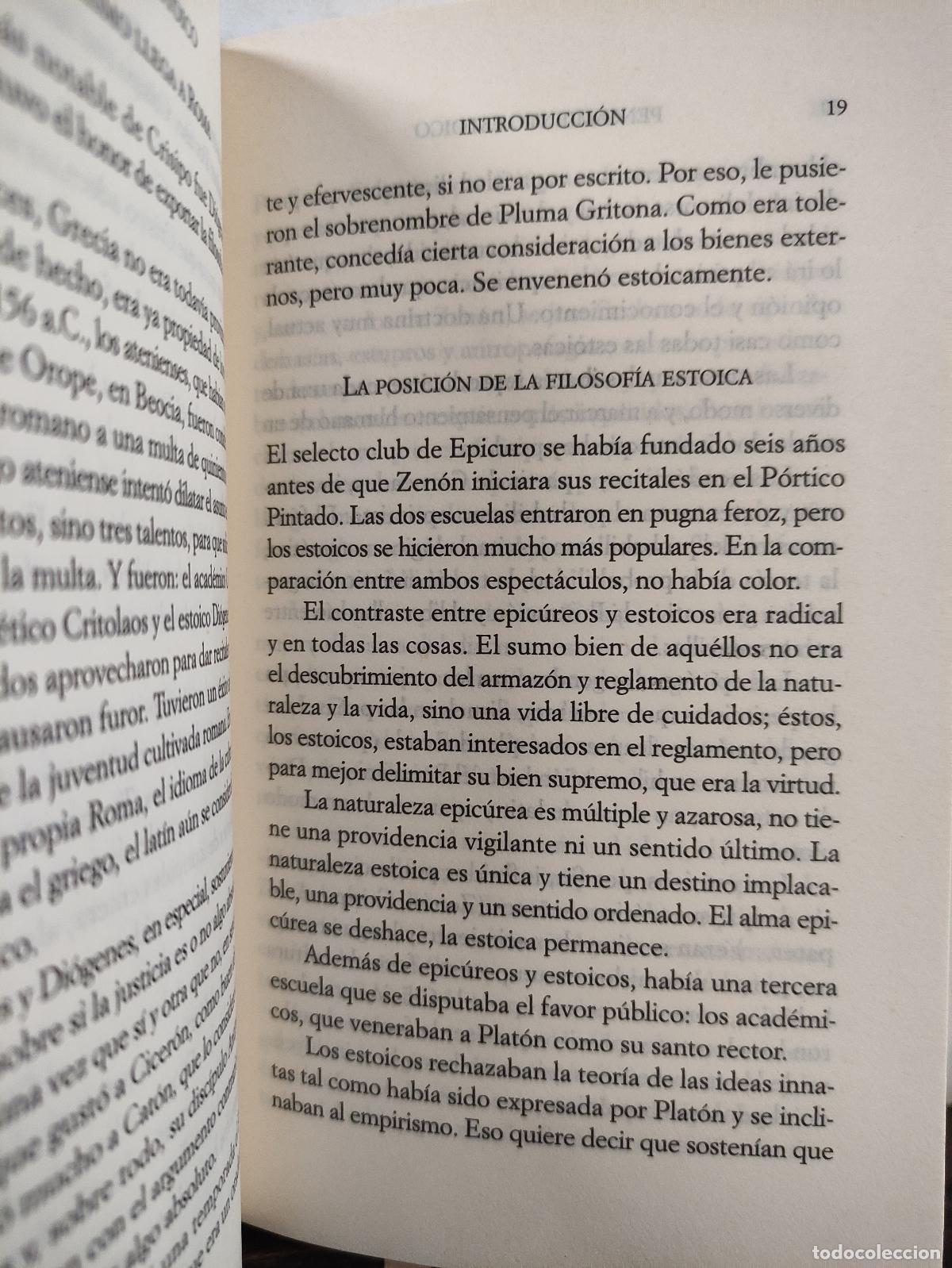 Libros: PENSAMIENTO ESTOICO - EDUARDO GIL BERA - Foto 2