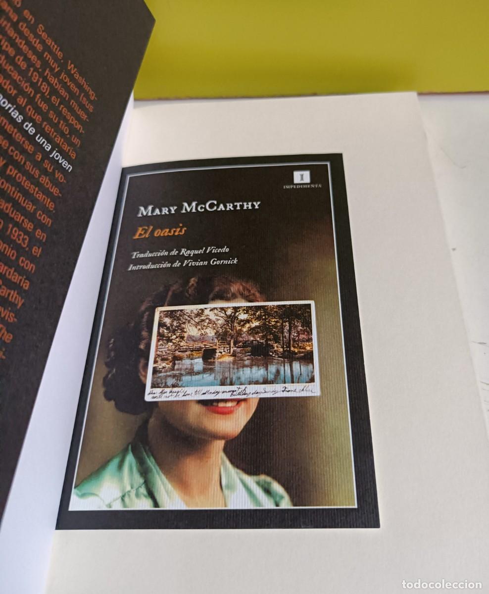 Libros: EL OASIS Mary McCarthy Impedimenta con salvapaginas del libro - Foto 2