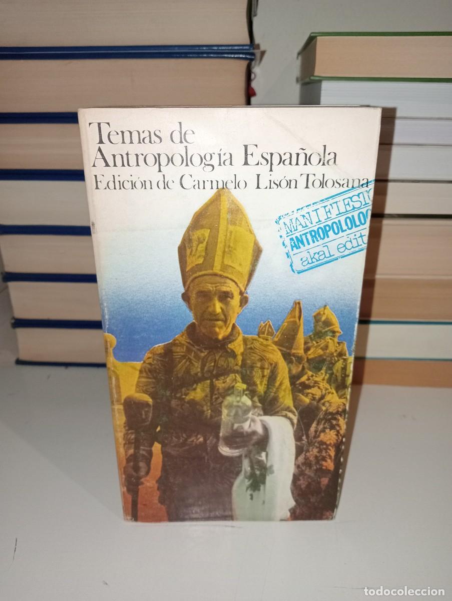 Libri di seconda mano: Temas de antropolog&iacute;a espa&ntilde;ola