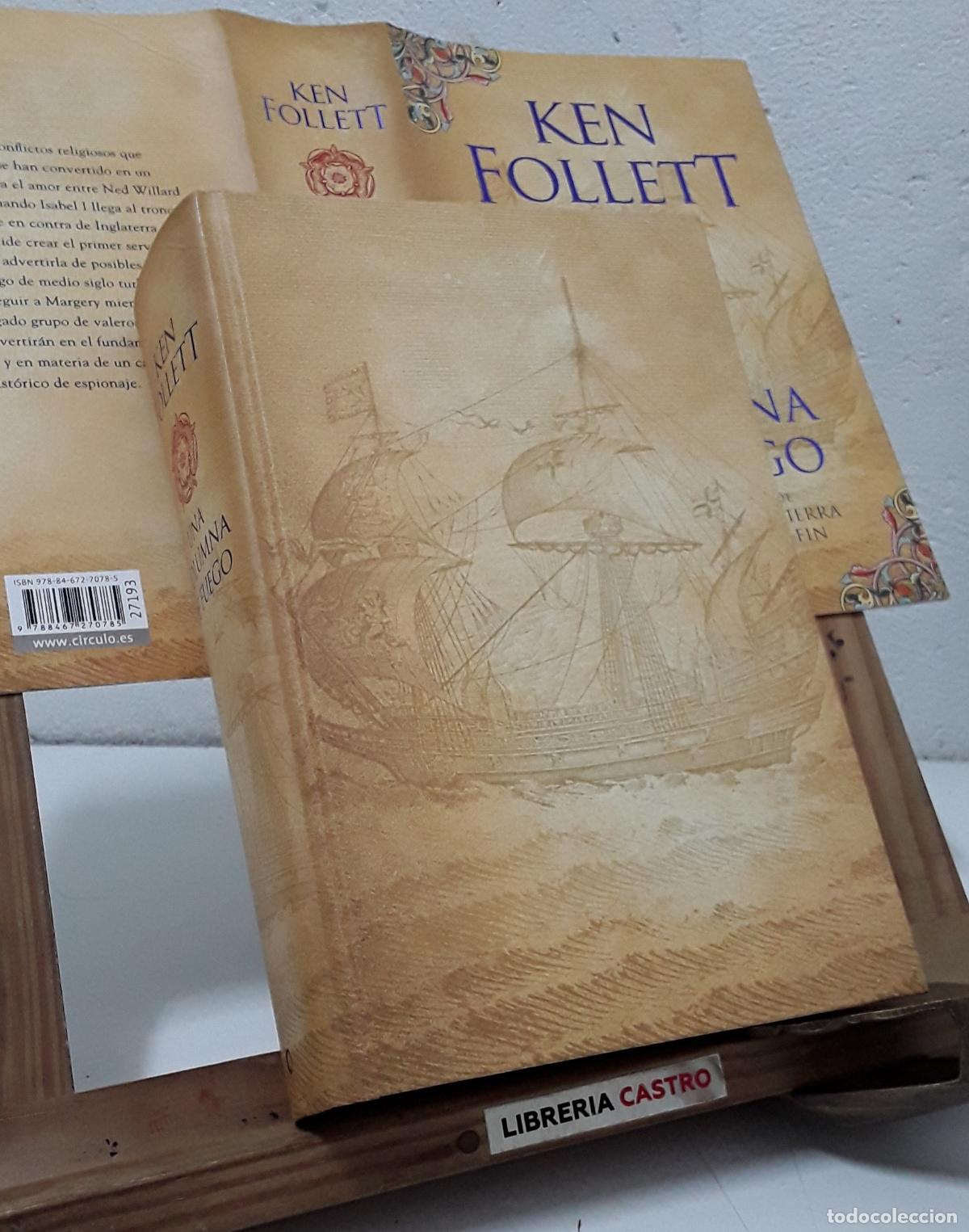 Libros: Columna de fuego - Ken Follett. - Foto 2