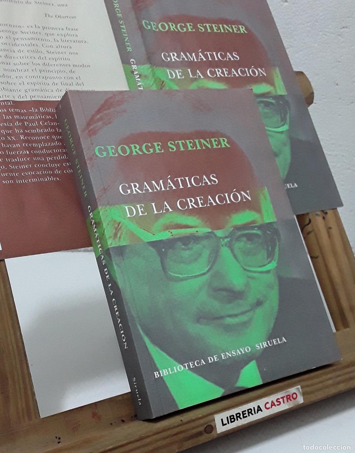Libros: Gram&aacute;ticas de La Creaci&oacute;n - George Steiner. - Foto 1