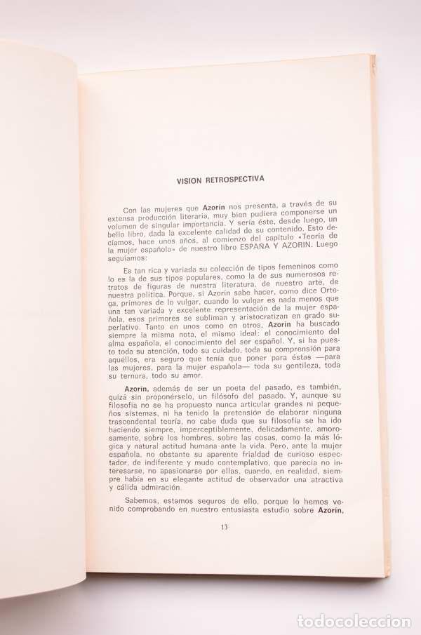 Libros: La mujer en Azor&iacute;n - SEQUEROS, AntonioDedicatoria aut&oacute;grafa del autor - Foto 4