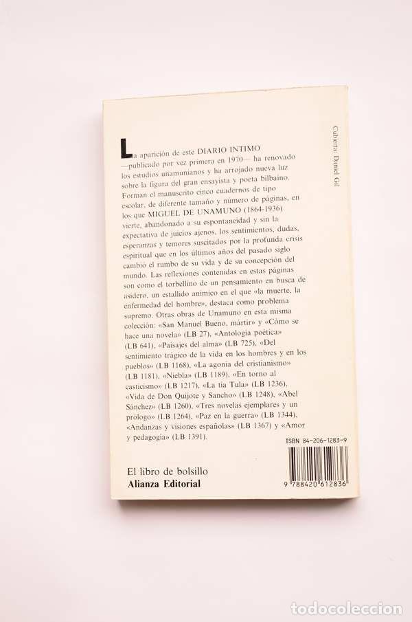 Libros: Diario &iacute;ntimo - UNAMUNO, Miguel de? - Foto 5