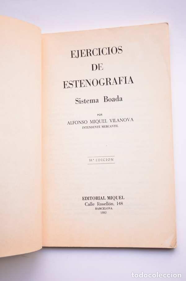 Libros: Ejercicios de estenograf&iacute;a - VILANOVA, A. Miquel - Foto 2