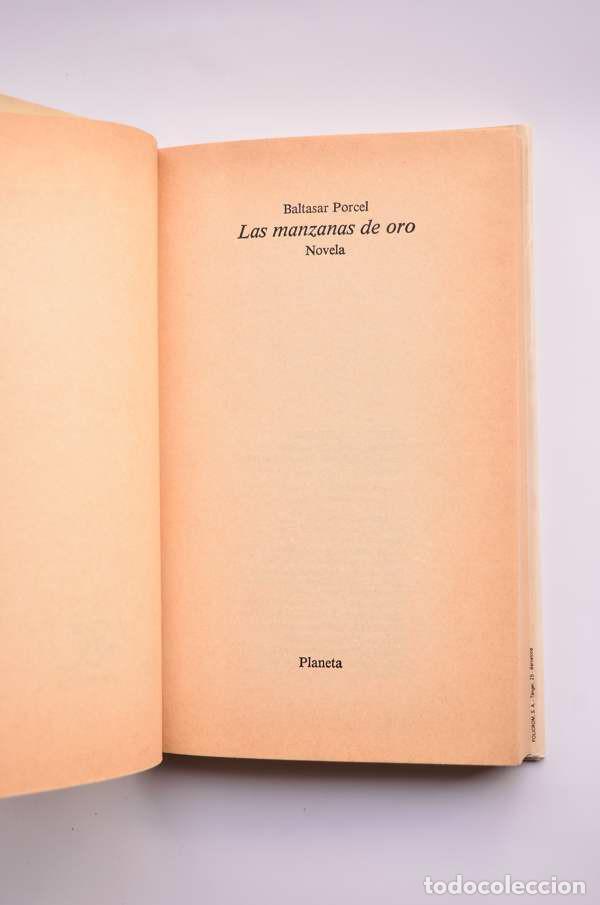 Libros: Las manzanas de oro - PORCEL, Baltasar - Foto 3