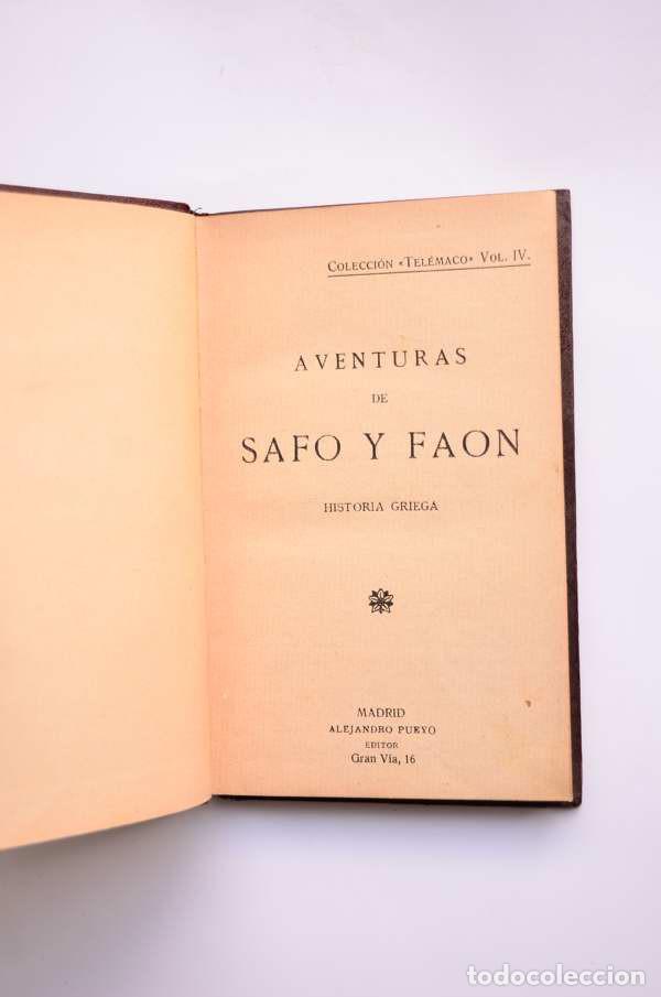 Libros: Aventuras de Safo y Faon - AN&Oacute;NIMO - Foto 2