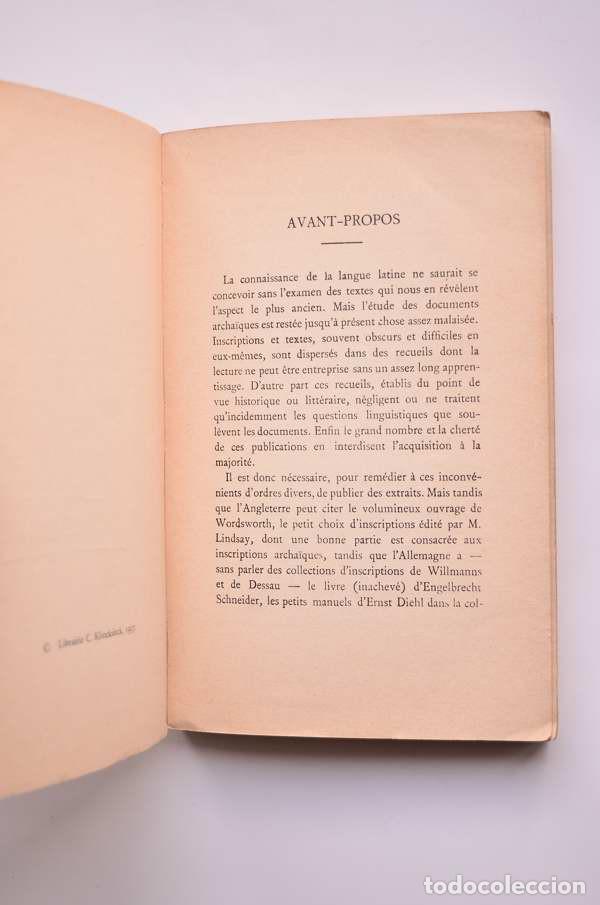 Libros: Recueil de textes latins archa&iuml;ques - ERNOUT, Alfred - Foto 3