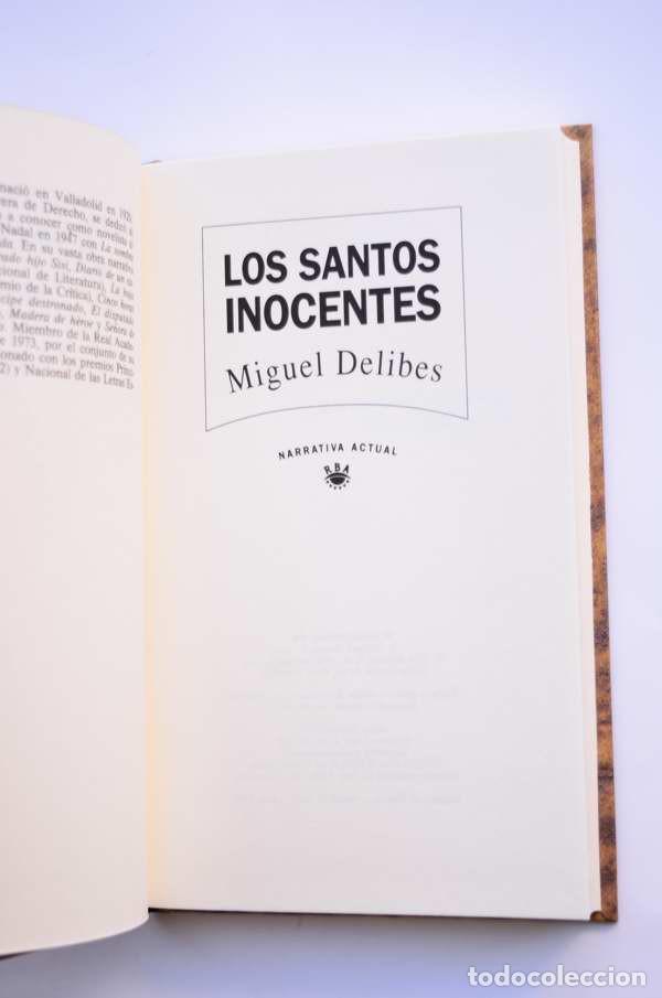 Libros: Los santos inocentes - DELIBES, Miguel - Foto 2