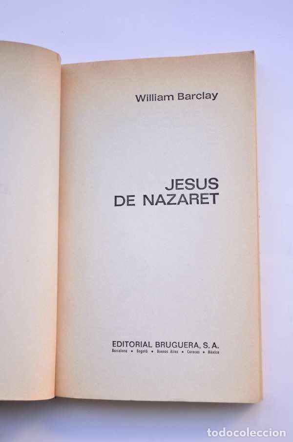 Libros: Jes&uacute;s de Nazaret - BARCLAY, William - Foto 2