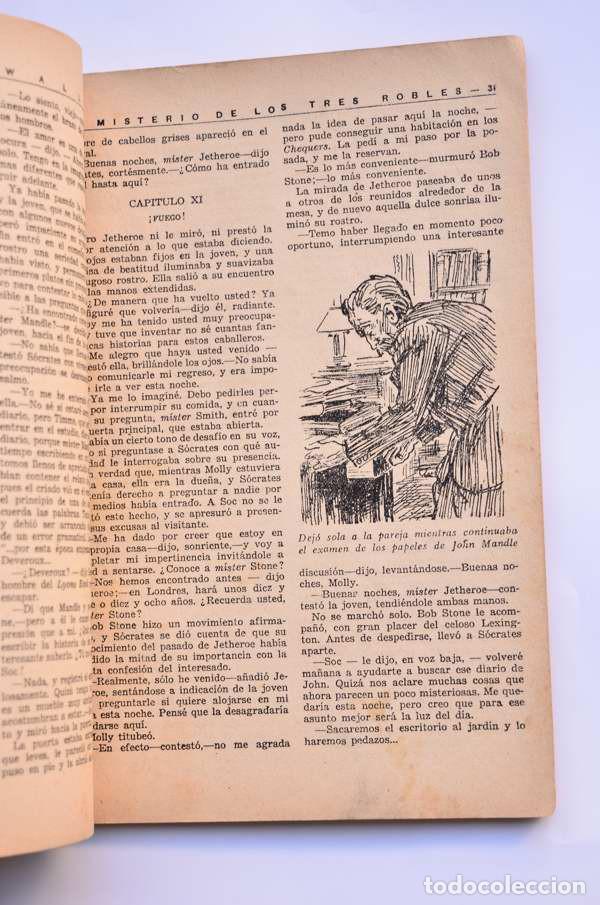 Libros: El misterio de los tres robles - WALLACE, Edgar - Foto 4