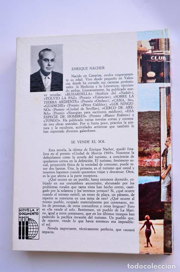 Libros: Se vende el sol - NACHER, Enrique - Foto 5