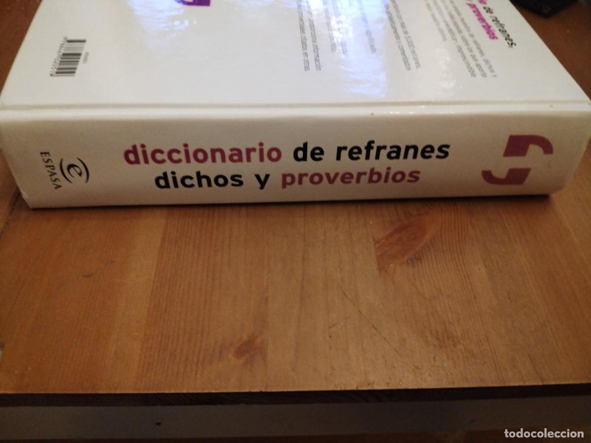 Libros: AMF-0D/ DICCIONARIO DE REFRANES, DICHOS Y PROVERBIOS - LUIS JUNCEDA / ESPASA - Foto 2