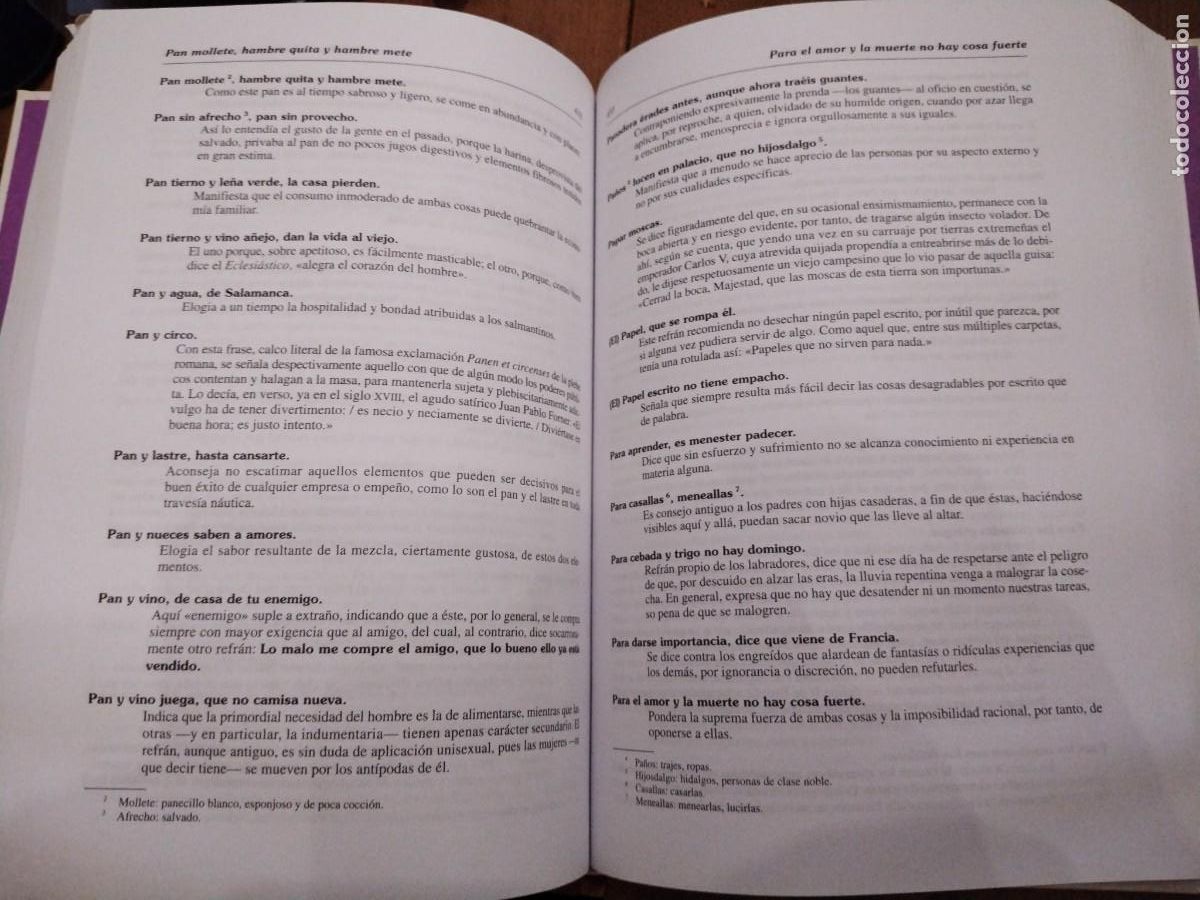 Libros: AMF-0D/ DICCIONARIO DE REFRANES, DICHOS Y PROVERBIOS - LUIS JUNCEDA / ESPASA - Foto 7