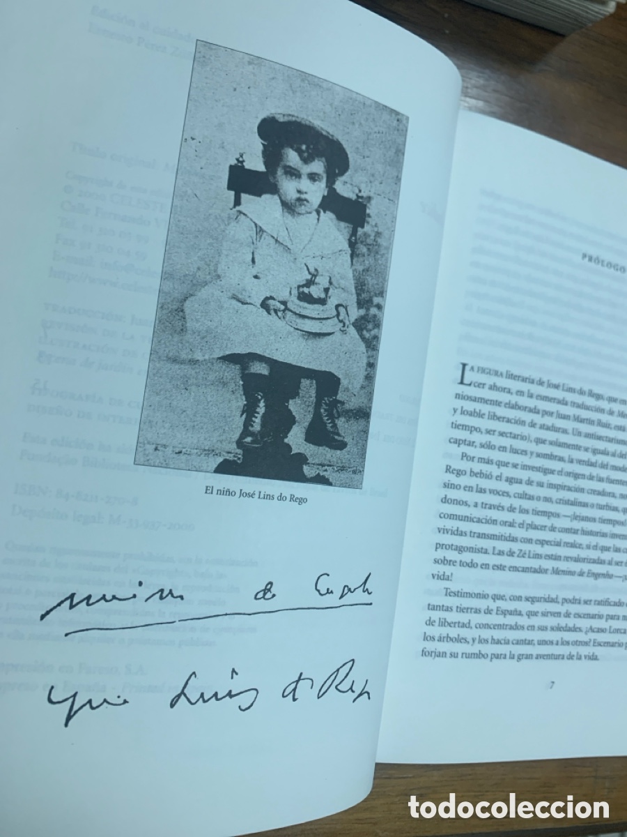 Libros: El Ni&ntilde;o Del Ingenio De Az&uacute;car, Jos&eacute; Lins do Rego - LETRA CELESTE 2000 - Foto 3
