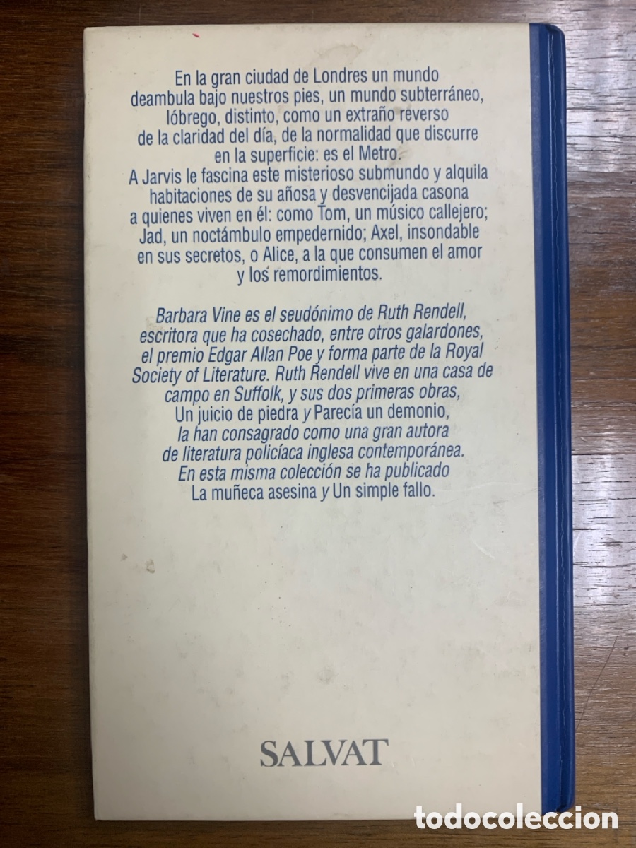 Libros: La Alfombra Del Rey, Barbara Vine - SALVAT 1995 - Foto 3