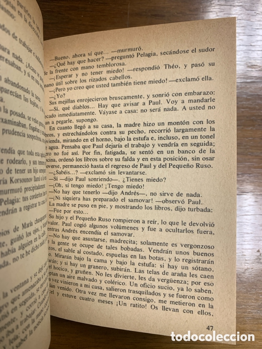 Libros: Maximo Gorki La Madre - 1983 - Foto 4