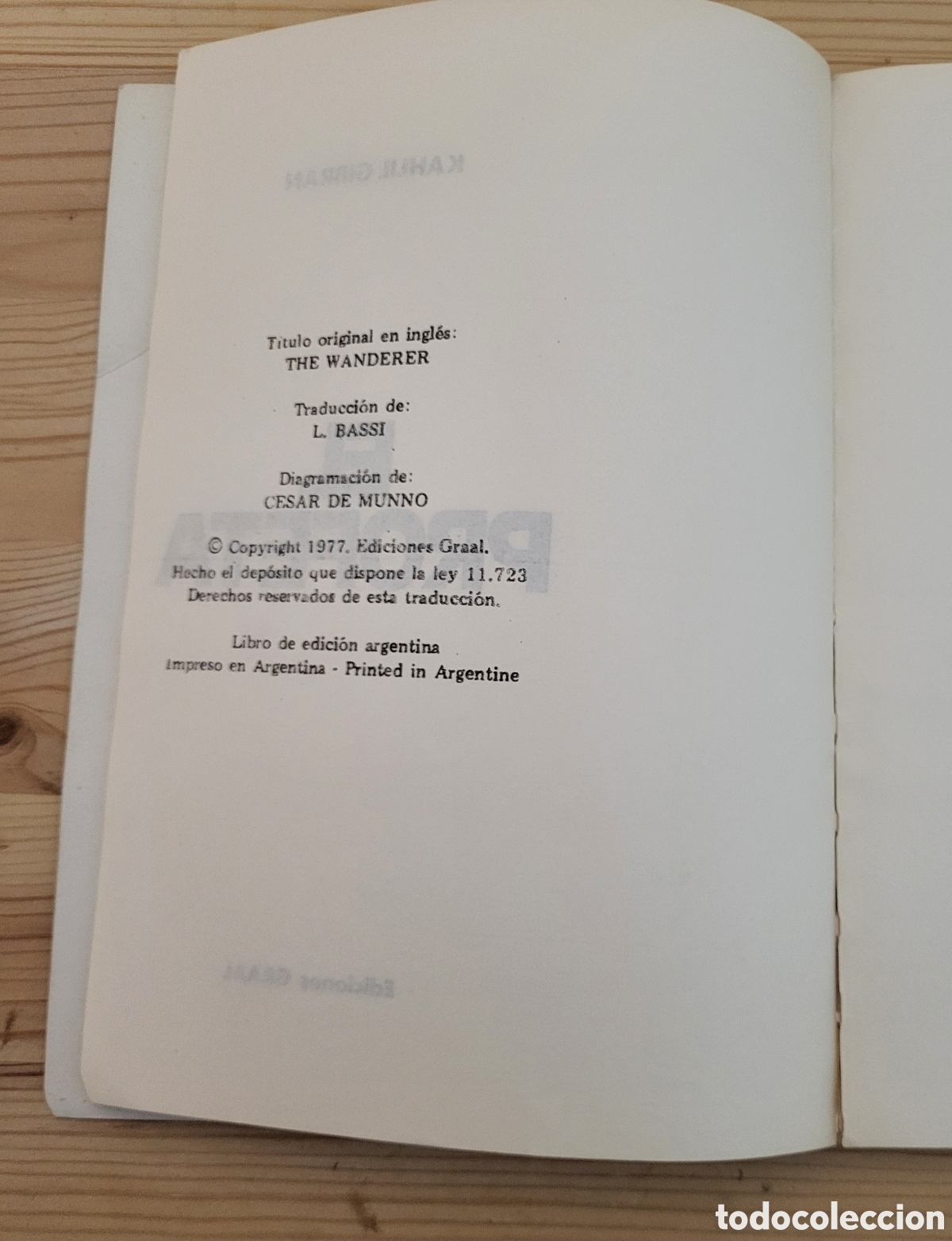 Libros: EL PROFETA/Kahlil Gibran - Foto 2