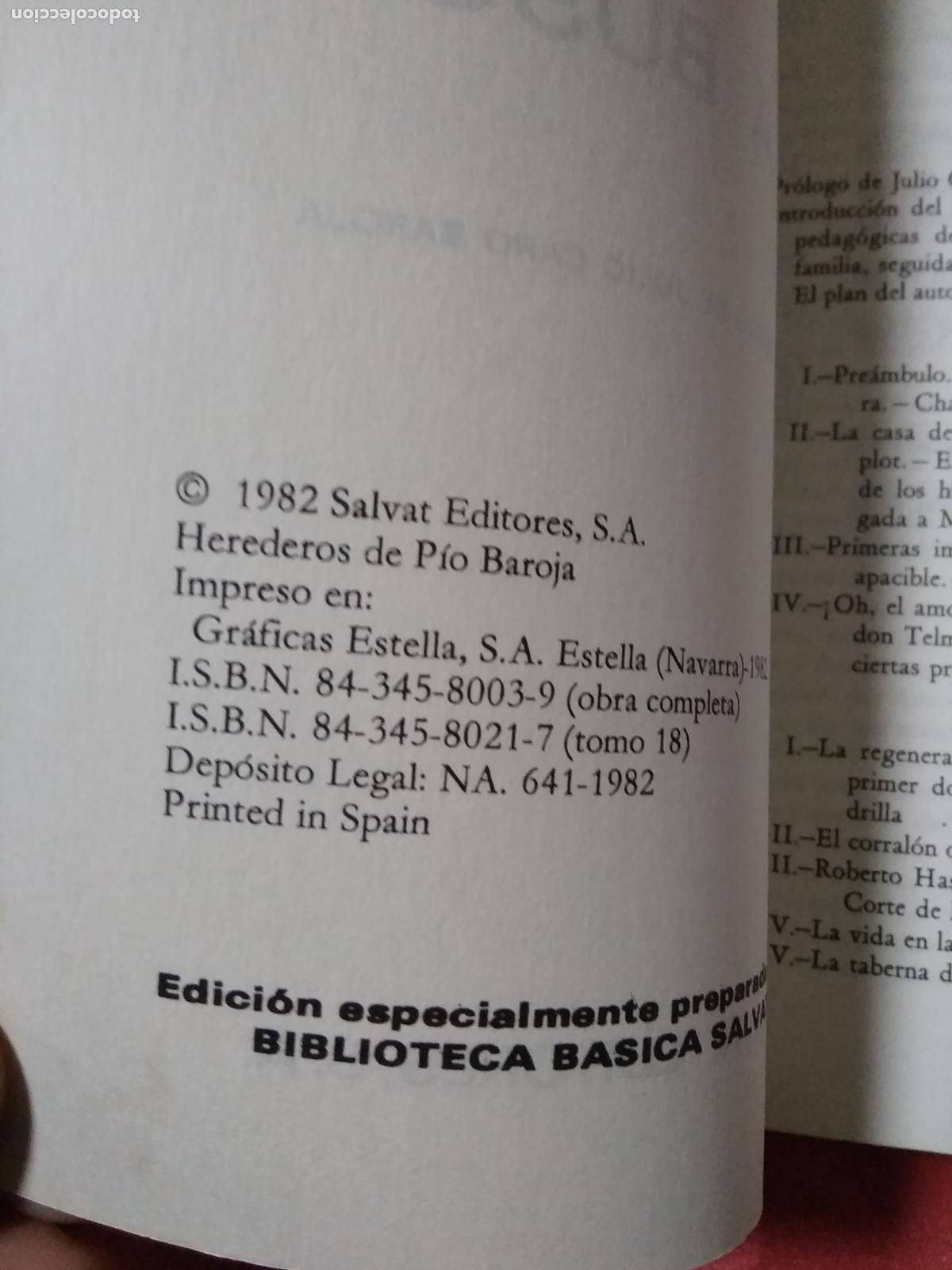 Libros: La Busca Pio Baroja L.1405-1555 - Foto 3