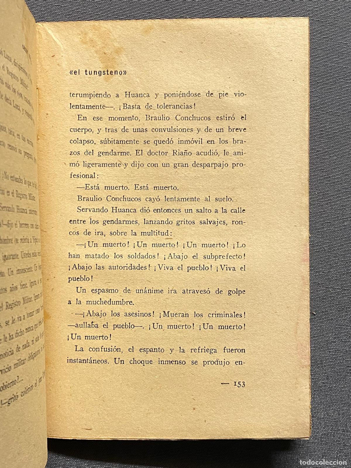 Libros: EL TUNGSTENO (novela). - VALLEJO, C&Eacute;SAR. - Foto 4