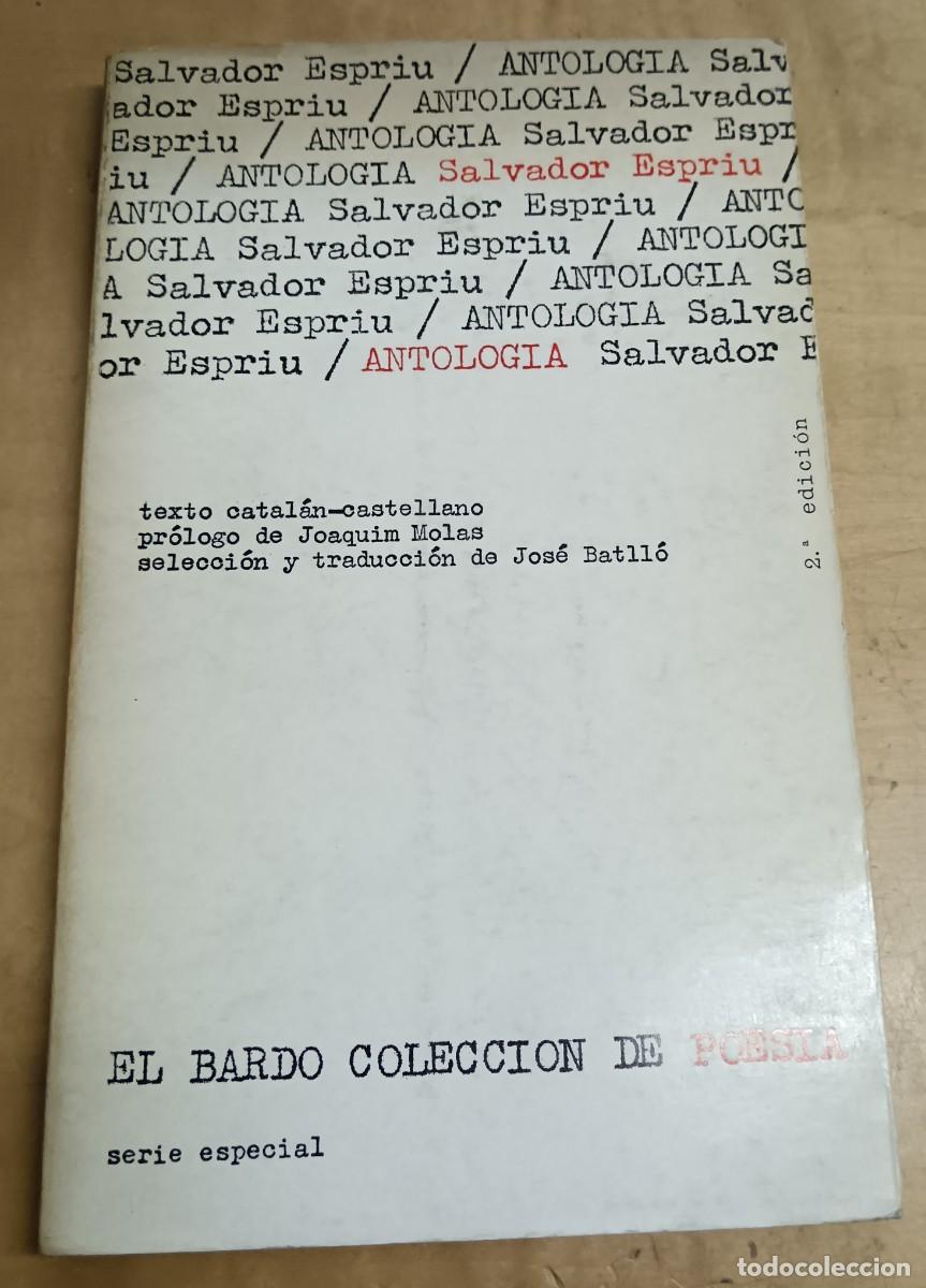 Libros: Antolog&iacute;a - ESPRIU, SALVADOR - Foto 1