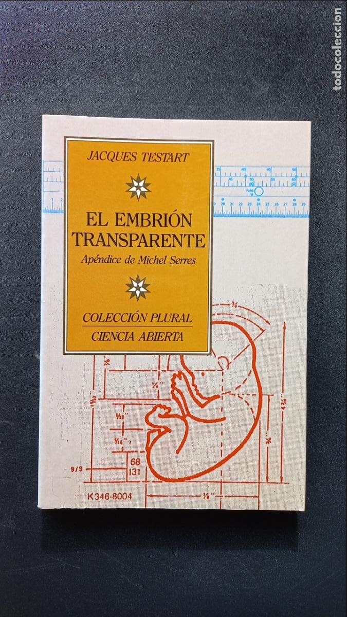 Libros: Jacques Testart; Michel Serres - El embri&oacute;n transparente - Foto 1