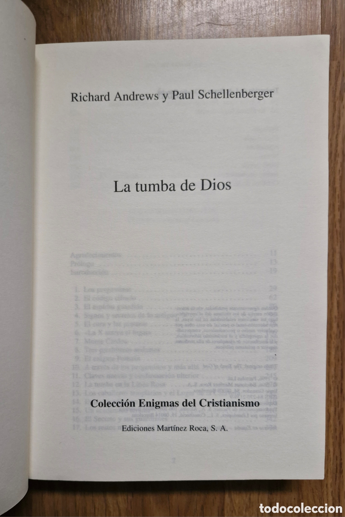 Libros: LA TUMBA DE DIOS - Richard Andrews/ Paul Schellenberger - Foto 3