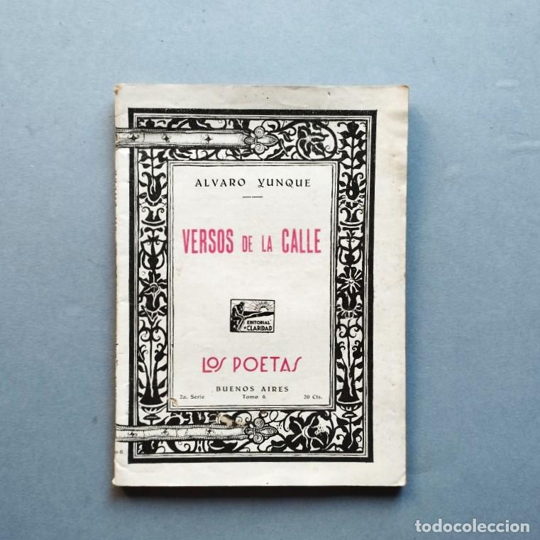 Libros: Versos de la Calle. - Yunque, Alvaro. - Foto 1