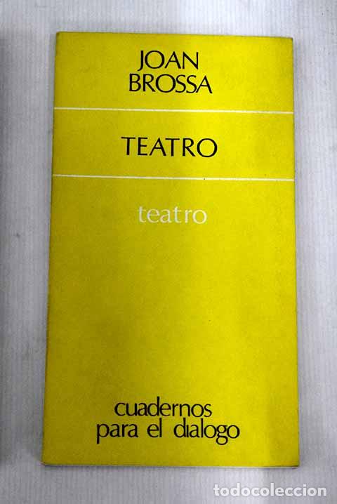 Libros: Teatro: Brossa, Joan.- Brossa, Joan - Foto 1